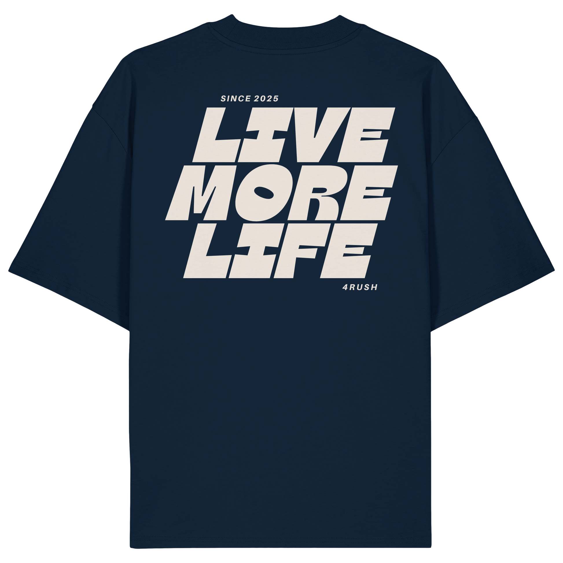 LIFE MORE LIVE OVERSIZE TEE